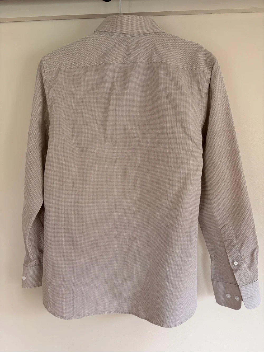 Banana Republic Men's Long-Sleeve Dress Shirt - Light Taupe